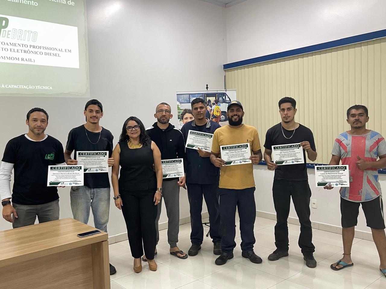 Turma do curso Gestão de Frota
